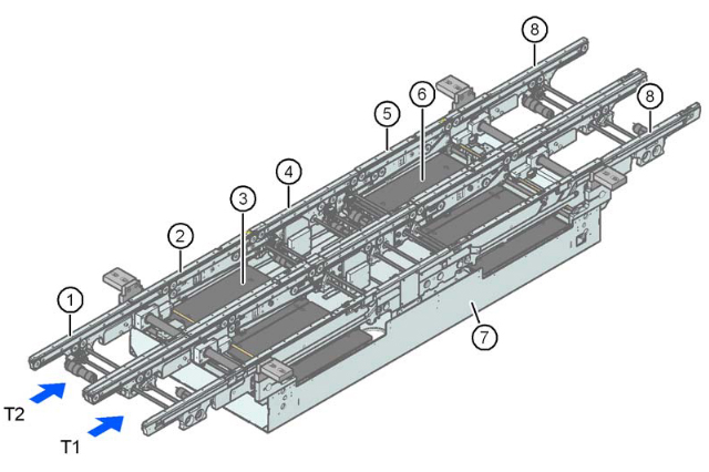 西門子貼片機D4i PCB 傳送導(dǎo)軌系統(tǒng)